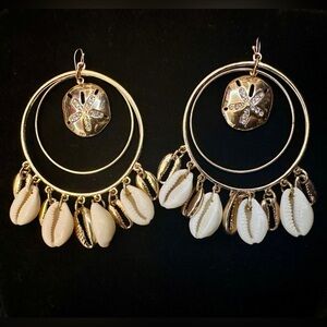 Shell Hoop Earrings